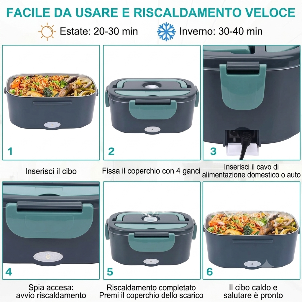 LunchBox Pro™ - Scaldavivande elettrico