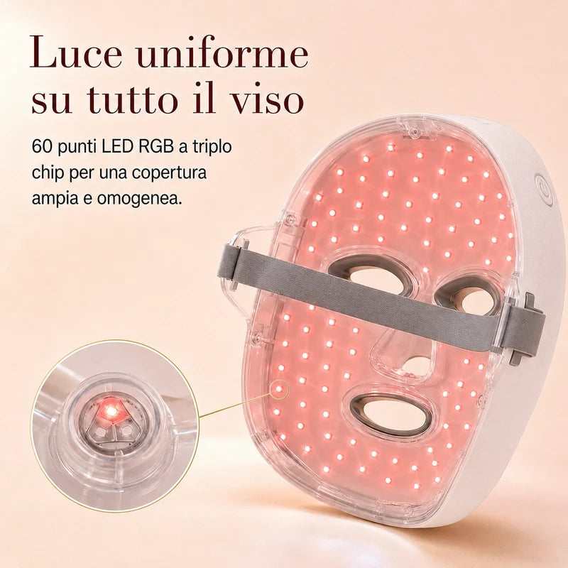 Maschera LED Wireless - La tua beauty routine a casa