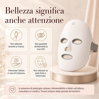Maschera LED Wireless - La tua beauty routine a casa