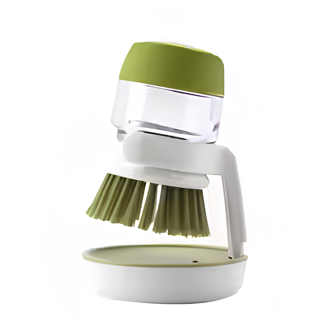 SoapFlow - Spazzola Anti-Spreco con Dispenser Integrato