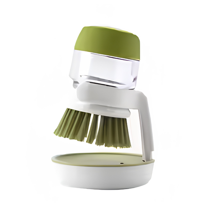 SoapFlow - Spazzola Anti-Spreco con Dispenser Integrato