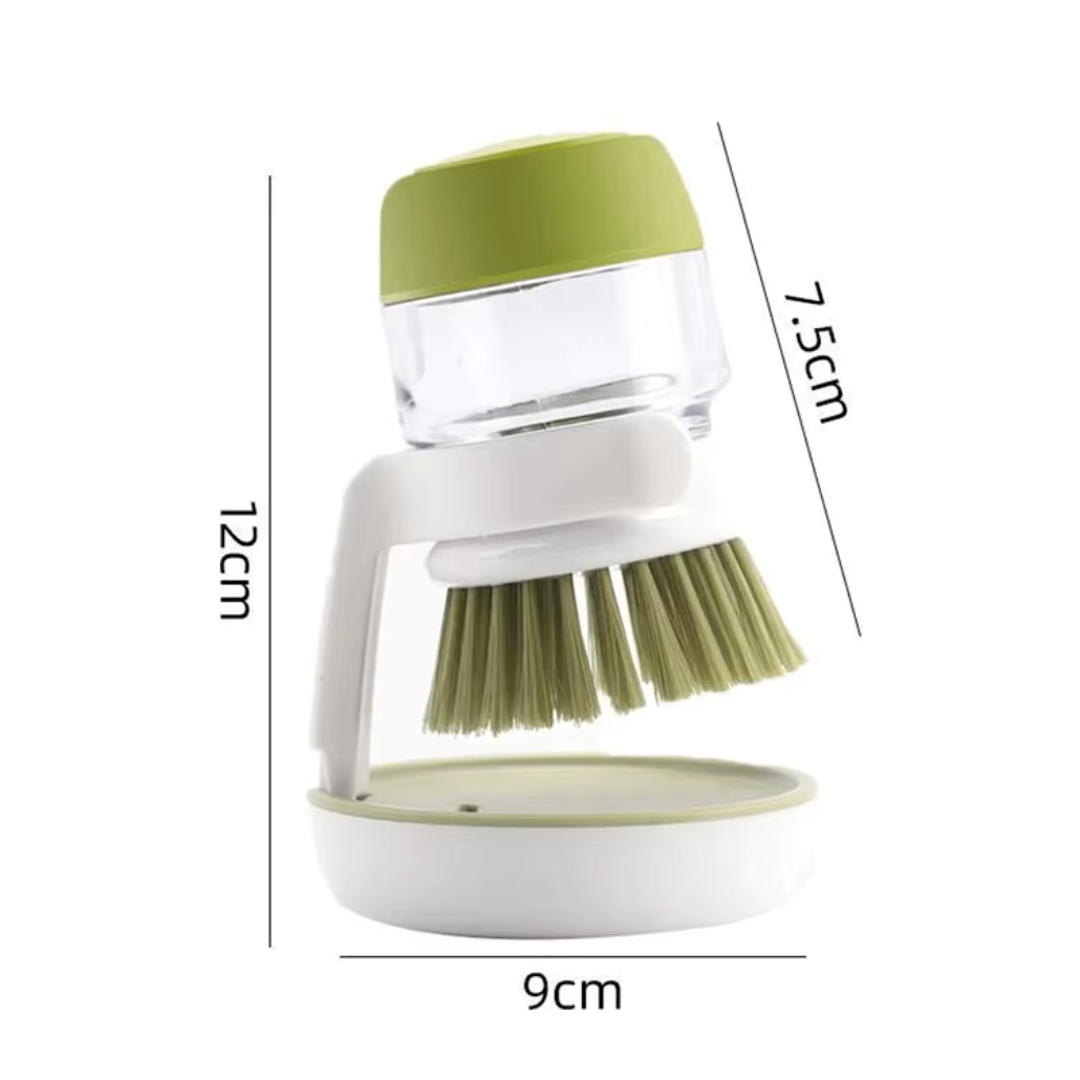 SoapFlow - Spazzola Anti-Spreco con Dispenser Integrato